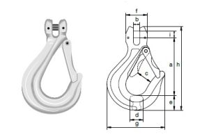 Гак вилковий CSC Green Pin® 8 клас EN 1677-2 Гак вилковий CSC Green Pin® 8 клас EN 1677-2