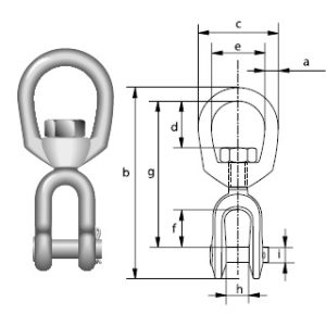 Вертлюг кільце - скоба зі шплінтом G-7723 Green Pin® Вертлюг кільце - скоба зі шплінтом G-7723 Green Pin®