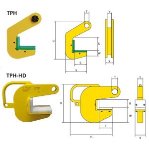 Захват горизонтальний TPH / TPH-HD Terrier® для підйому труб з прокладками із пластику, стійкого до високого тиску